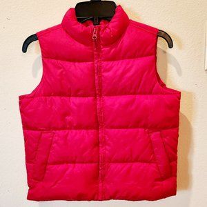 OLD NAVY Unisex Kids Puffer Vest Red Small (5)